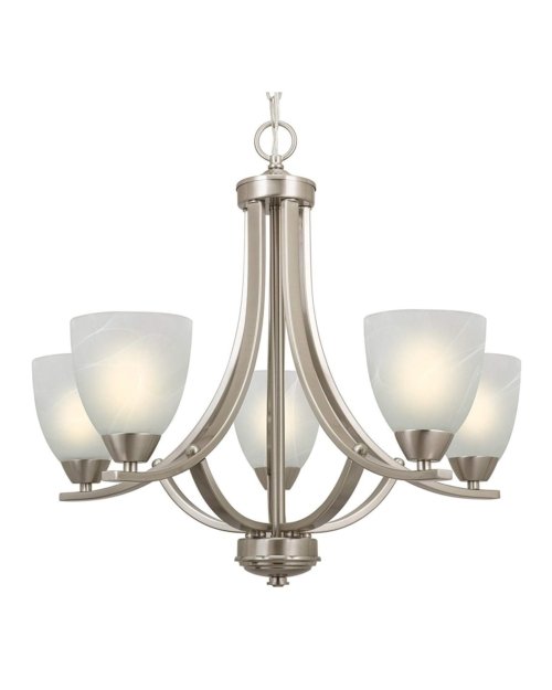 Contemporary 5-Light Large Chandelier
